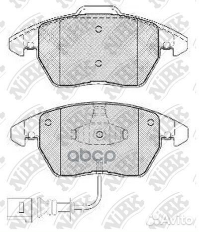 Колод. торм. диск. NiBK PN0348W PN0348W NiBK