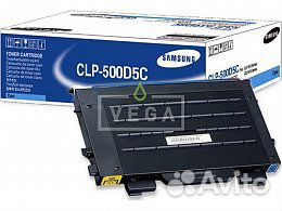 Картридж Samsung CLP-500D5C синий
