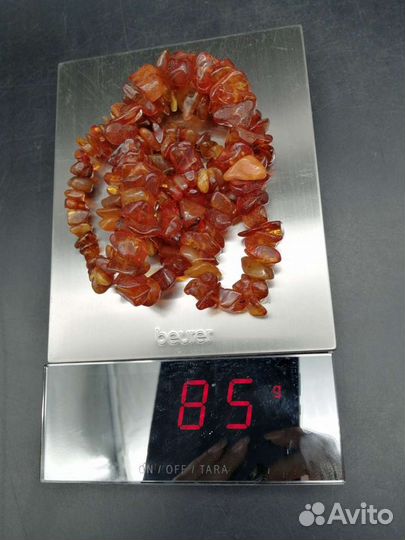 Бусы из натурального янтаря 