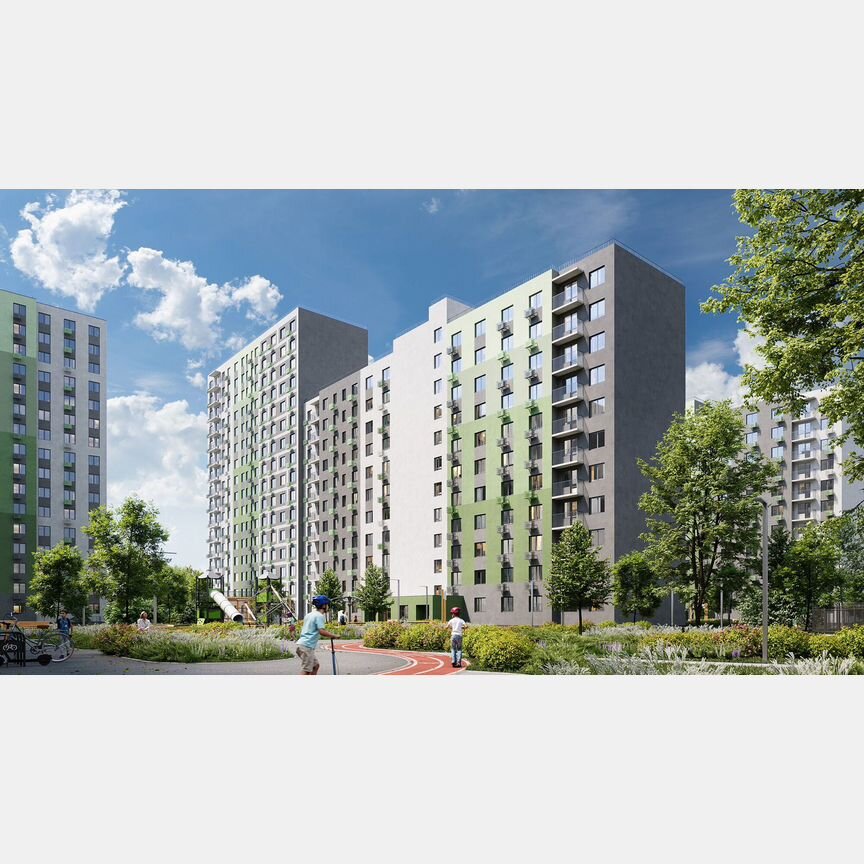 Квартира-студия, 23,4 м², 10/16 эт.