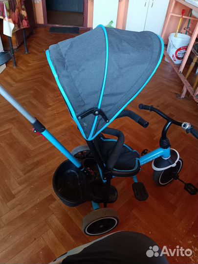 Трехколесный велосипед с родительской ручкой