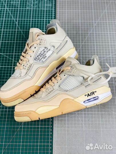 Off-White X Wmns Air Jordan 4 Retro SP Sail