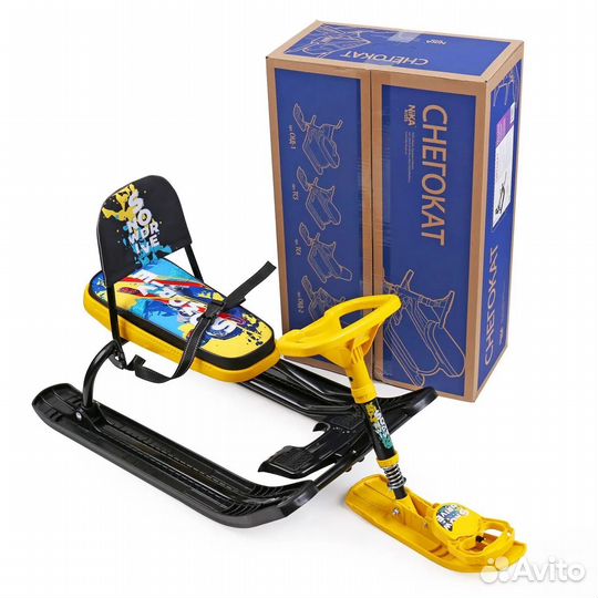 Детский снегокат Nika Тимка со спинкой