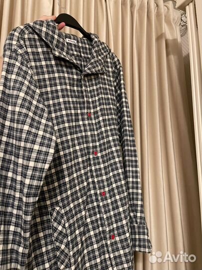 Рубашка kiton с капюшоном