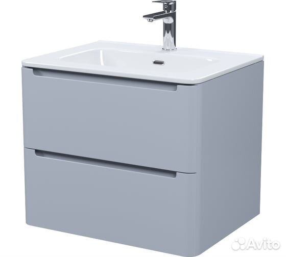 Тумба с раковиной Iddis Edifice 60 светло-серая