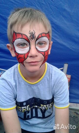 Аквагрим (рисунки на лице)