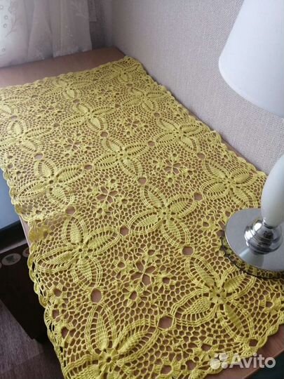 Вязаные салфетки и скатерти