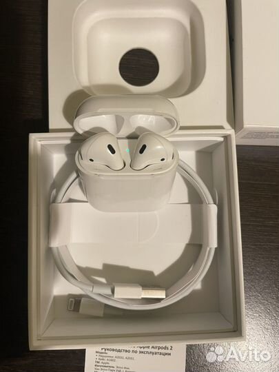 Наушники apple airpods 2