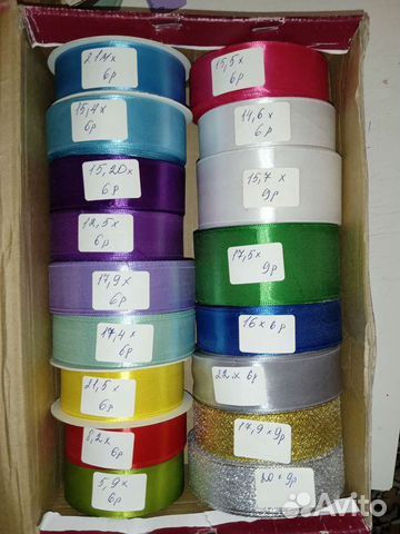 Лента атласная и декоративная