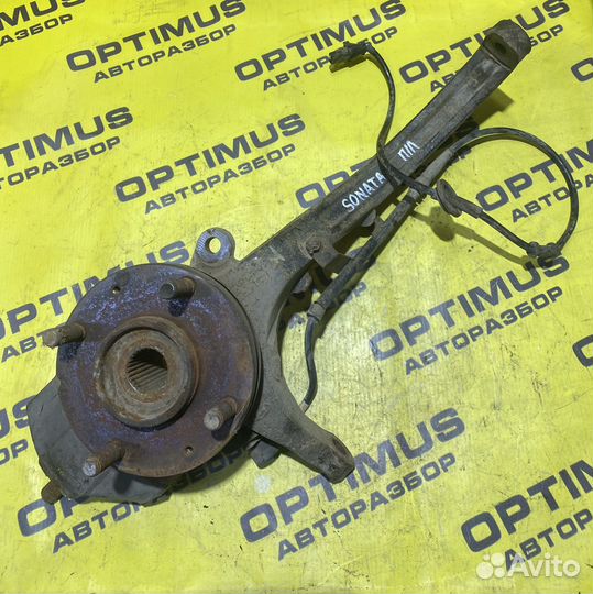 Передний левый поворотный кулак Hyundai Sonata