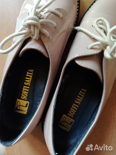 Ботиночки-туфли женские р.37.5-38 новые