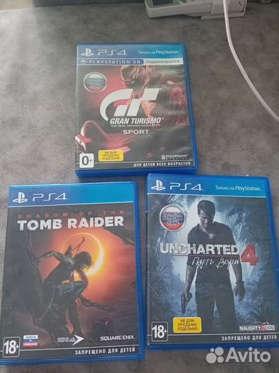 Игровые диски на ps4 бу