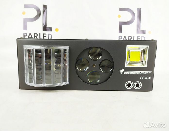 Световой шоу прибор Led Laser Strobe 4in1