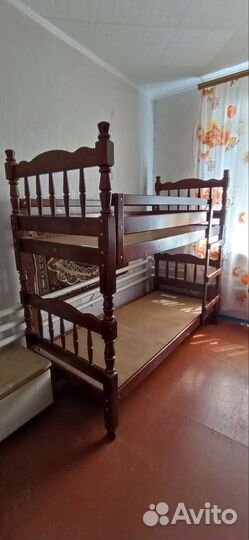 Двухъярусная кровать бу с матрасами