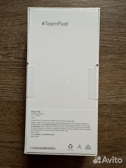 Google Pixel 7 Pro, 12/128 ГБ