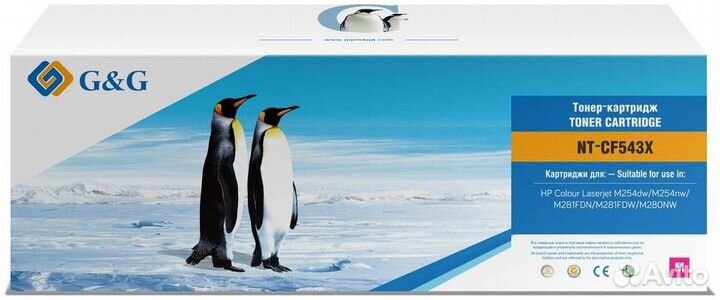 Картридж G&G NT-CF543X 1376046