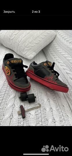 Кроссовки роликовые Heelys, 34р