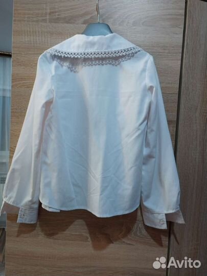Блузочка школьная для девочки скай лайк 128 размер