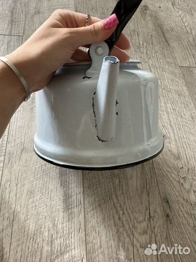 Чайник эмалированный новый 3л