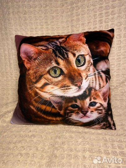 Подушка с котиками