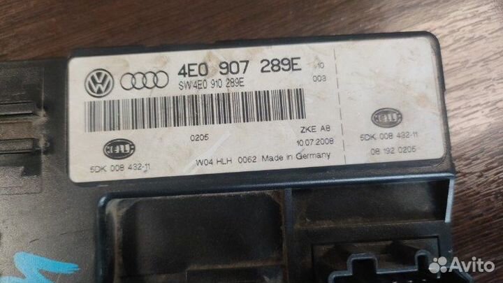 Блок комфорта Audi A8 D3 6.0 BHT 2008