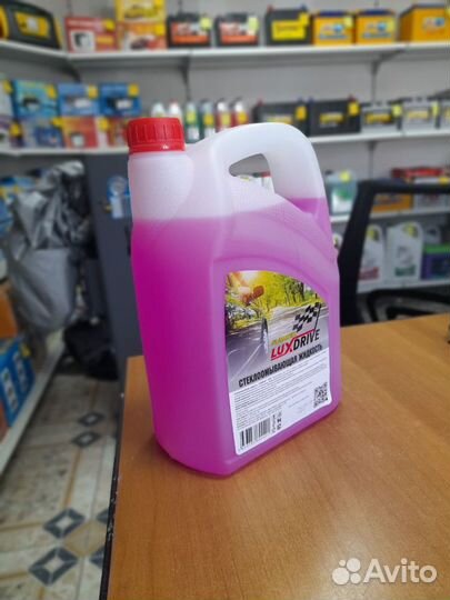 Стеклоомывающая жидкость летняя Lux Drive 4 литра