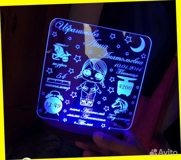 Светильник детский (ночник ребенку)