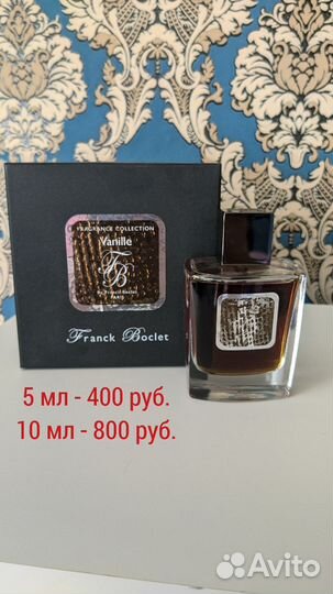Franck Boclet Vanille парфюмерная вода