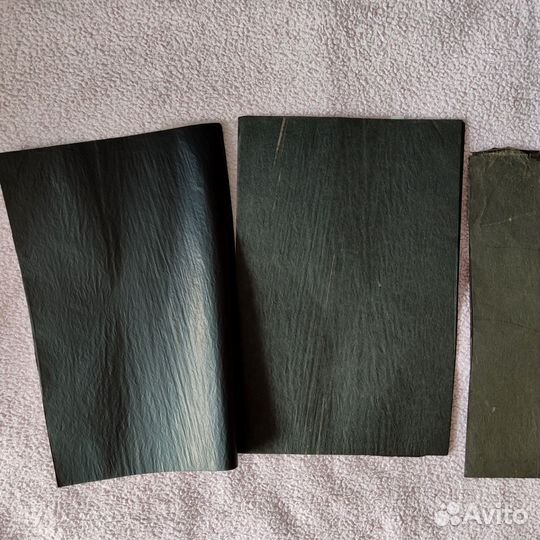 Копирка СССР чёрная Советская копировальная бумага