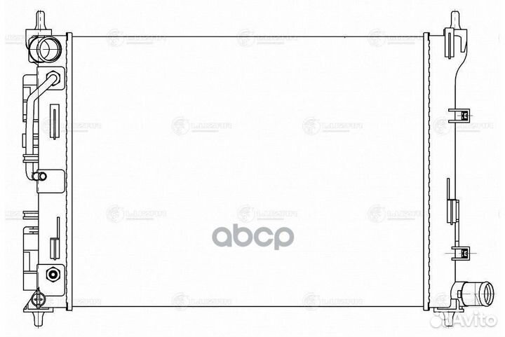 Радиатор охл. для а/м Hyundai Solaris II/Kia Ri