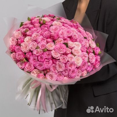 Розы кустовые букет доставка самовывоз