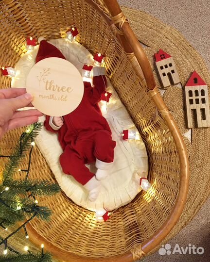 Люлька плетёная, колыбель