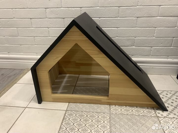 Будка домик для животных кошки собаки дерево