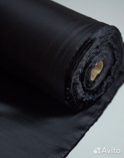 Подкладочная ткань поливискоза черная