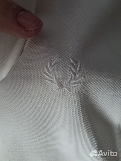Поло fred perry белое