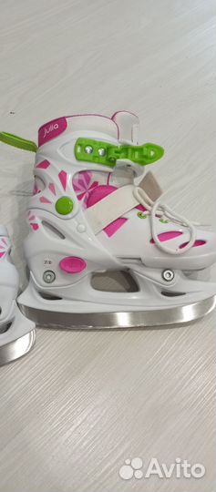 Коньки детские раздвижные 27 размер