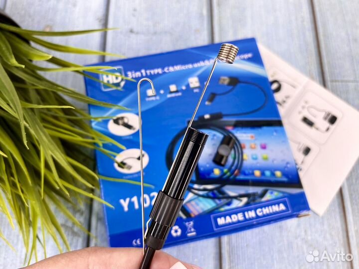Эндоскоп HD 3в1 Android и пк 2м