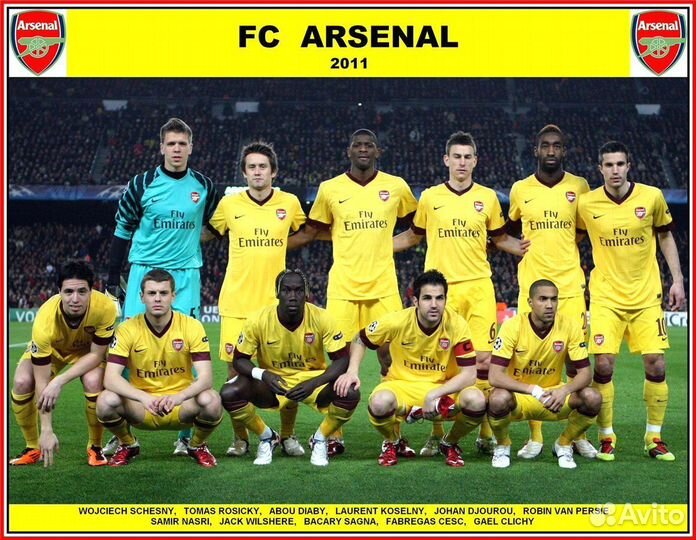 Футбольное джерси FC arsenal london