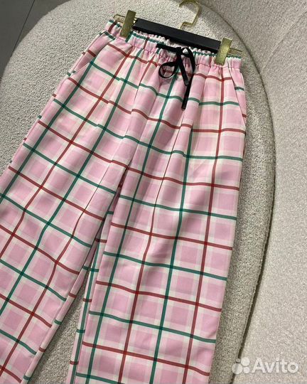 Брюки в клетку