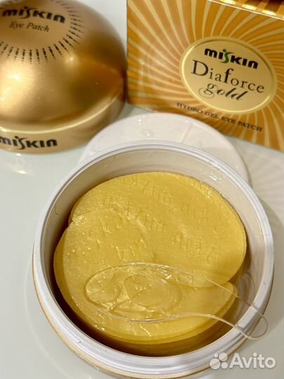 Патчи гидрогелевые для глаз miskin Dia Force Gold
