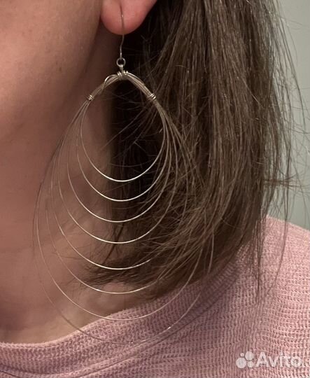 Серебряные серьги