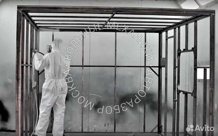 Ворота двери на будку. Изготовление фургона