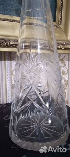 Графин штоф хрусталь, алмазная грань