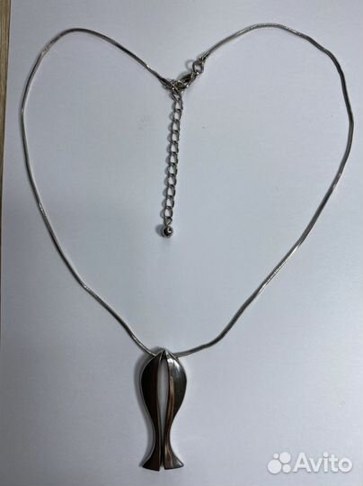 Цепочка с кулоном (бижутерия Корея)