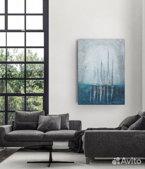 Интерьерная картина Парусники