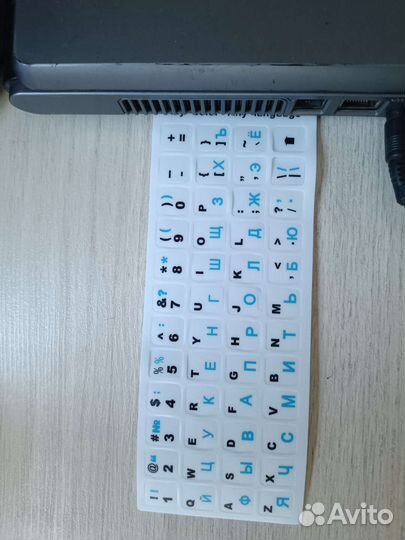 Наклейки на клавиатуру русские буквы
