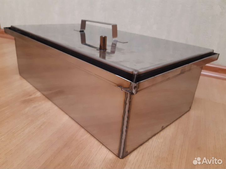 Коптильня горячего копчения из нержавейки