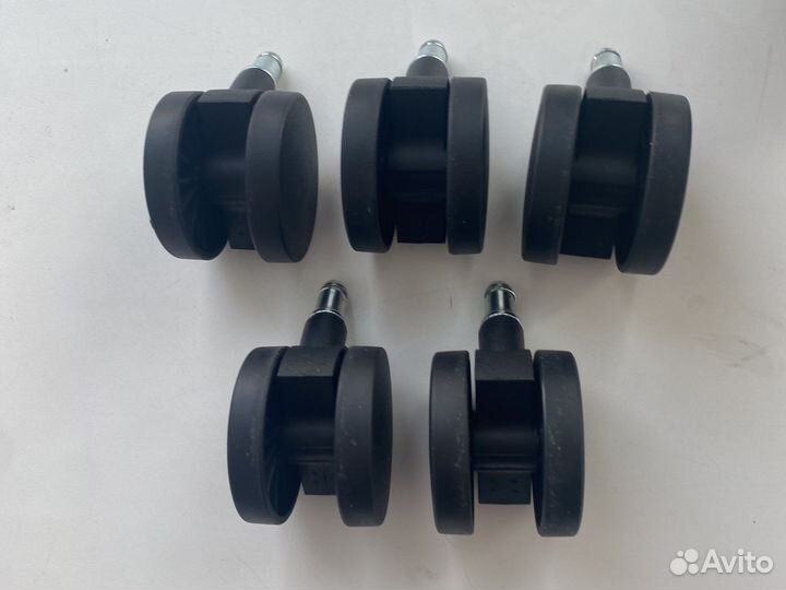 Колесики для мебели новые 5 шт