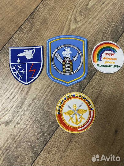 Изготовление шевронов и вышивок на липучке розница