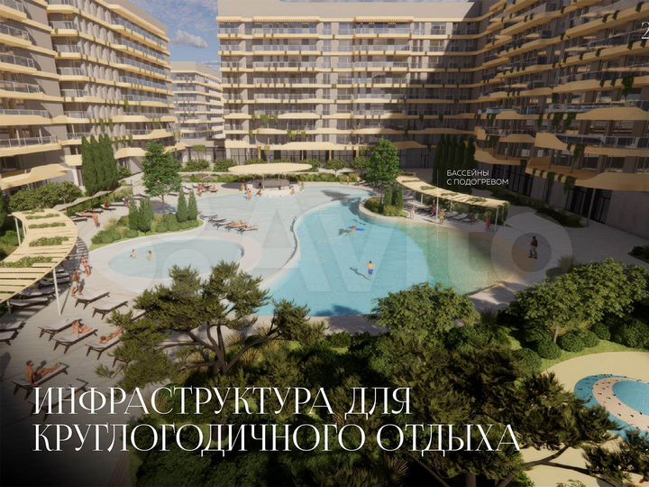 1-к. апартаменты, 32,3 м², 3/9 эт.